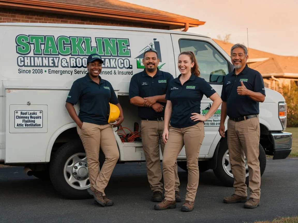 Chimney flashing repair company in Ariel, WA